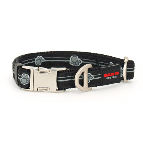 MATIS Klik Ogrlica za psa Matis Design Crna sapa 1,5cm