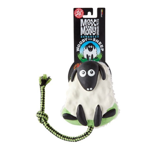 MAX&MOLLY Igracka za pse Woody the Sheep ,zvucna V:6,5xD:14,5xS:12cm