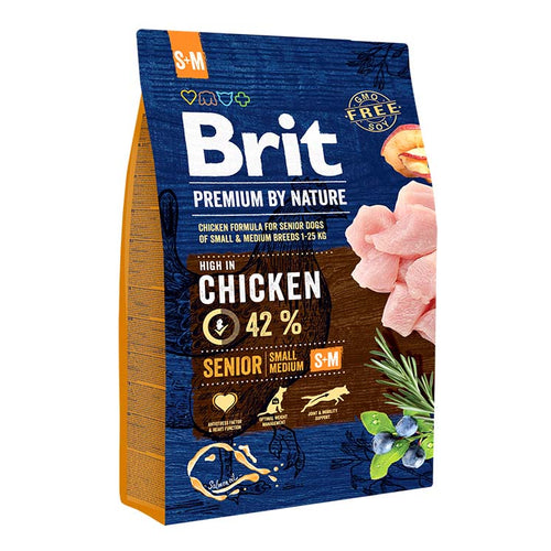 BRIT Premium by Nature SENIOR Small/Medium Breed, 1kg
