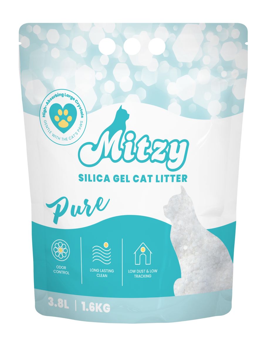 MITZY Silikatni pijesak za macke Pure, upijajuci, bez mirisa, 3,8 L