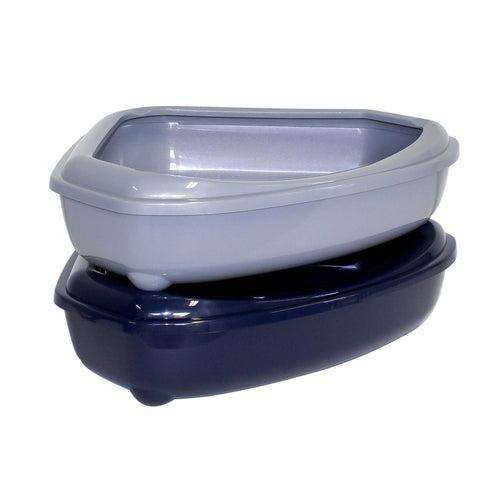 MODERNA WC Corner Tray za macke otvoreni kutni s rubom