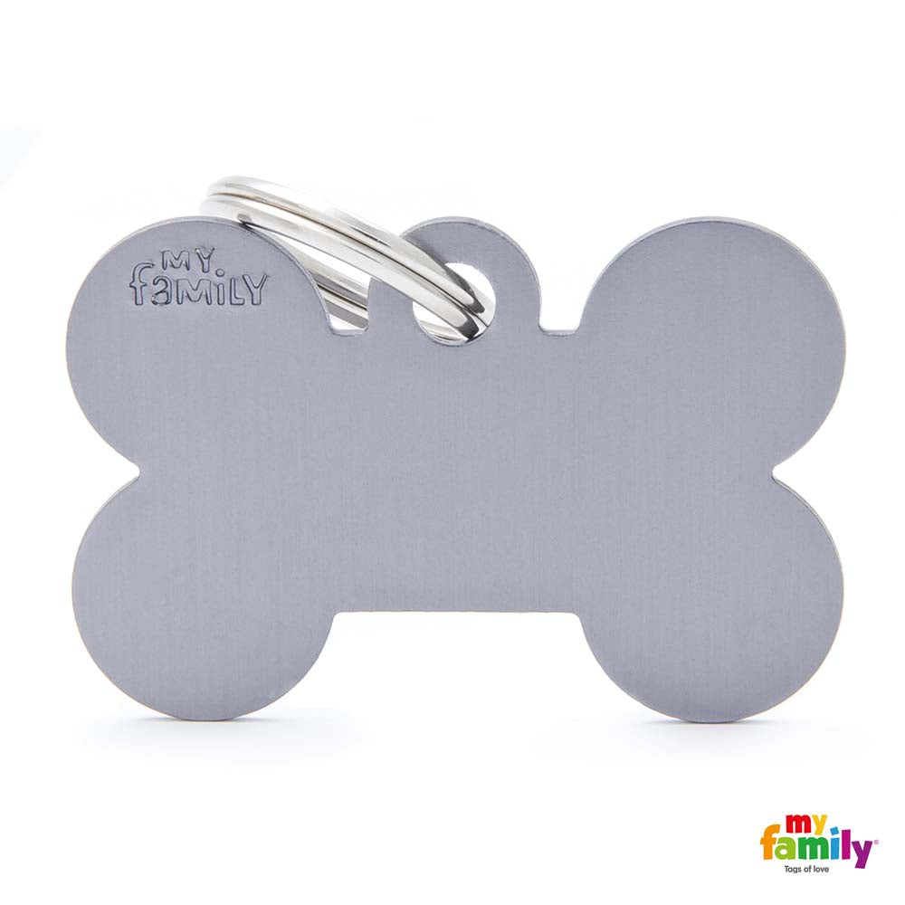 MYFAMILY Basic Plocica za graviranje  Kost, aluminij, siva