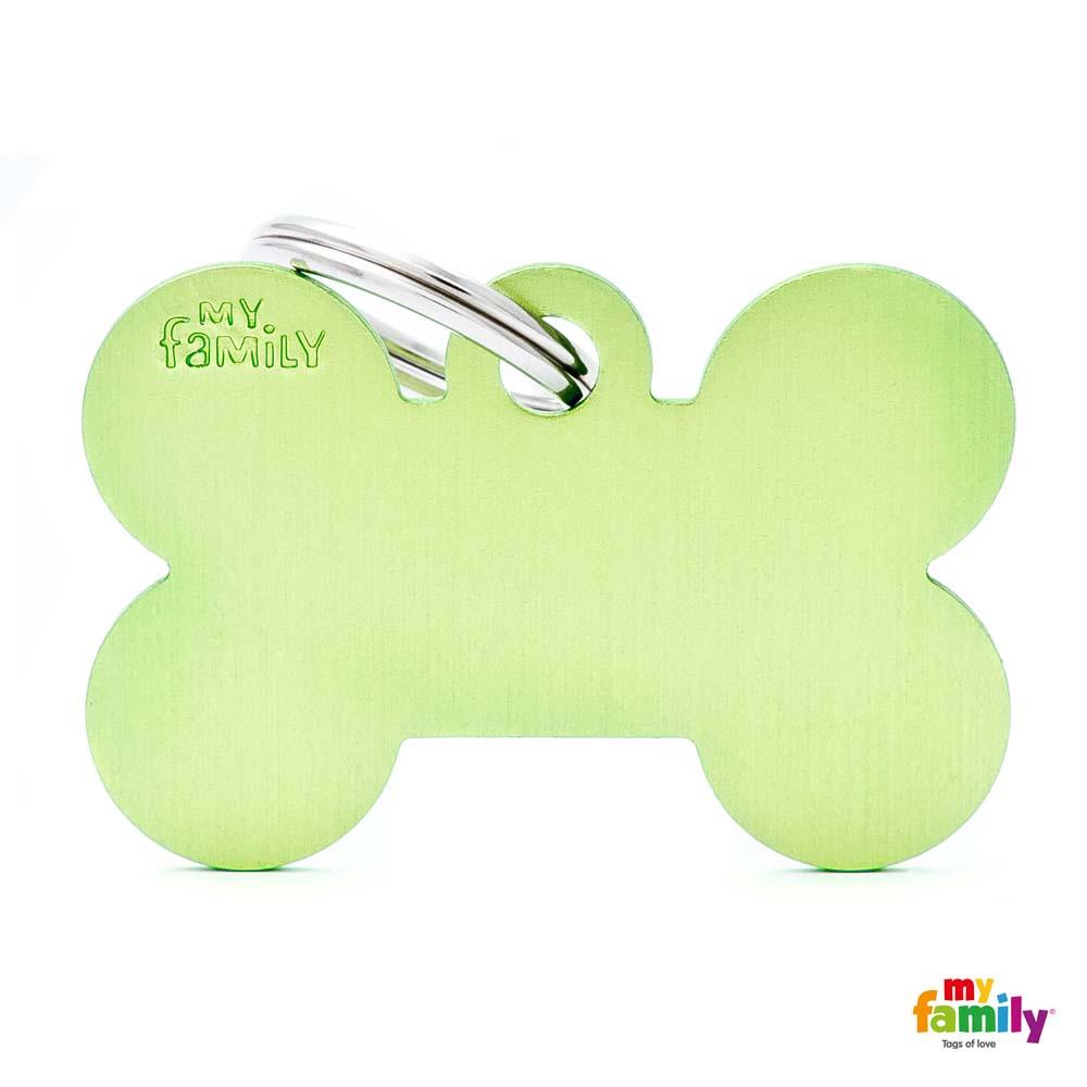 MYFAMILY Basic Plocica za graviranje  Kost, aluminij, zelena