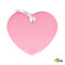 MYFAMILY Basic Pločica za graviranje  Srce, aluminij, ružičasta
