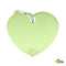 MYFAMILY Basic Pločica za graviranje  Srce, aluminij, zelena