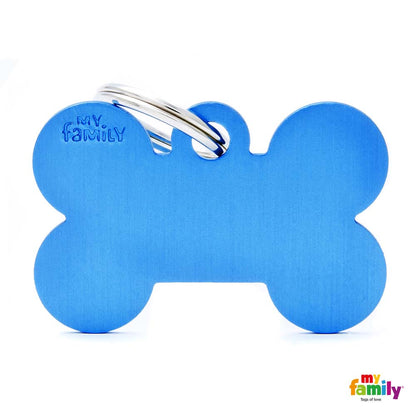 MYFAMILY Basic Plocica za graviranje Kost aluminij, tamno plava