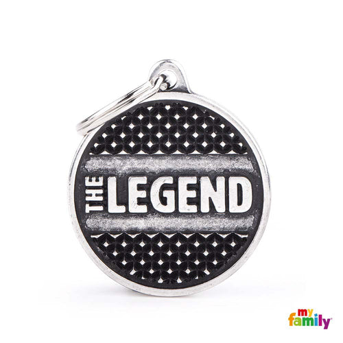 MYFAMILY Bronx Plocica za graviranje L The Legend 3,17x3,93cm