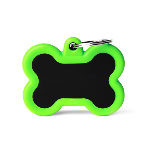 MYFAMILY Hushtag Plocica za graviranje kost, green