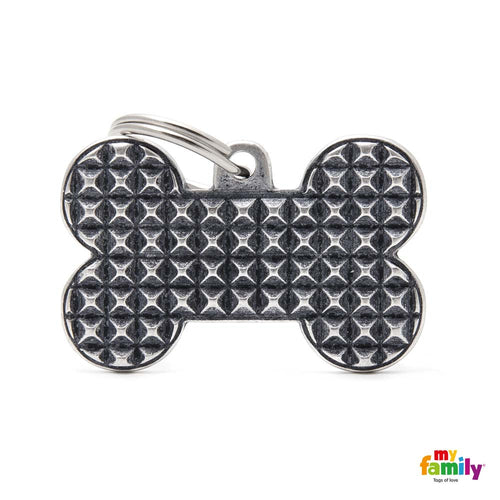 MYFAMILY OUTLET Bronx Bone Plocica za graviranje Klinovi L, 3,8x2,5cm