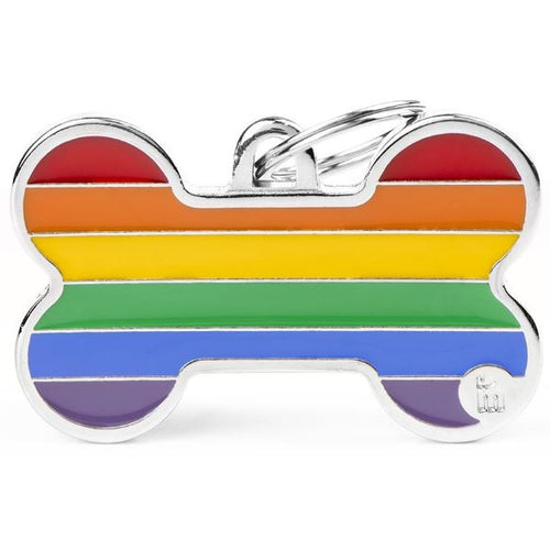 MYFAMILY Plocica za graviranje Rainbow Kost