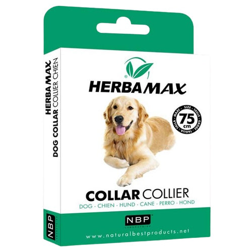 NATURAL BEST Herba Max ogrlica za pse  protiv buha i krpelja 75cm