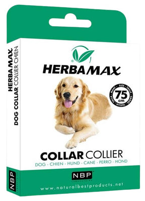 NATURAL BEST Herba Max ogrlica za pse  protiv buha i krpelja 75cm