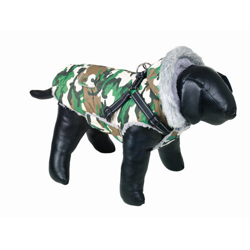 NOBBY Kaputic Polar 2u1, s reflektirajucom ormom, podstavom i kapuljacom, zelena