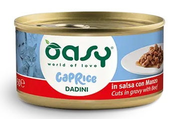 OASY Caprice Komadici u umaku, s govedinom, 85g