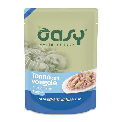 OASY Fileti u umaku, tuna sa skoljkama, 70g