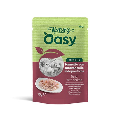 OASY Natury Fileti u umaku, tuna sa skampima 70g