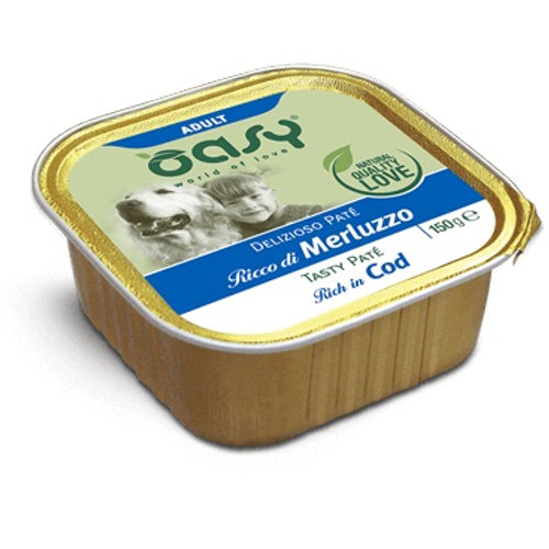 OASY Pasteta za pse, bogata bakalarom, 150g