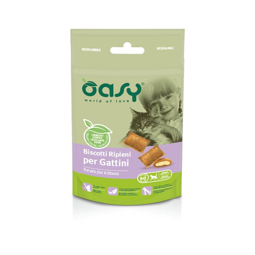 OASY Snack Cat hrskava punjena poslastica za macice 60 gr