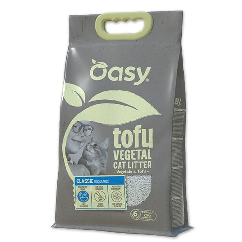 OASY Vegetal Tofu grudajuci pijesak, bezmirisni 6L