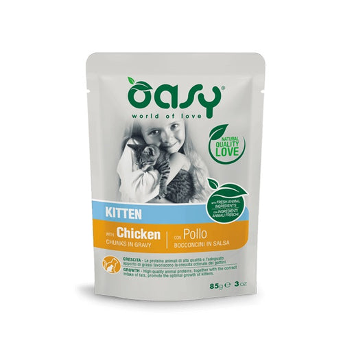 OASY Vrecica KITTEN, komadici s piletinom u umaku, 85g