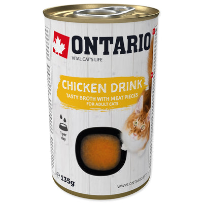 ONTARIO Cat Chicken Drink, napitak s komadicima piletine, 135g