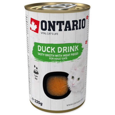 ONTARIO Cat Duck Drink, napitak s komadicima pacetine, 135g