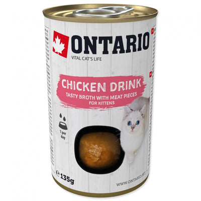 ONTARIO KITTEN Chicken Drink, napitak s komadicima piletine, 135g