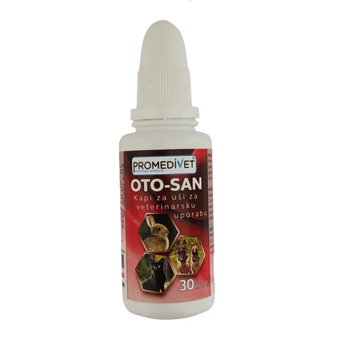 OTO-SAN HERBA, kapi za usi za pse, macke i male zivotinje 30ml