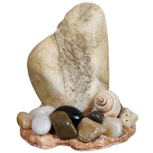 OUTLET FLAMINGO Akvarijski ukras Stijena i kamencici, 12x12x12cm