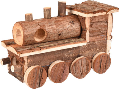 OUTLET FLAMINGO Lokomo drvena kucica za male zivotinje, 25,5x11x16 