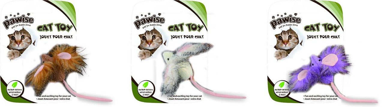 PAWISE Crazy Ear Mis s ketnipom, 7cm, razne boje