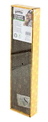 PAWISE Grebalica Corrugated s catnipom, kartonska, 48x12,5cm