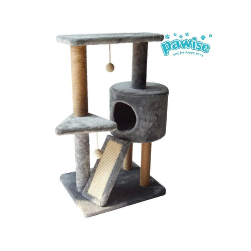 PAWISE Grebalica Stratch and Rest, siva, 53x31x46cm