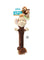 PAWISE Igračka za pse Stuffless Stick Majmun, pliš, 40cm