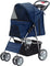 PAWISE Kolica za pse Pet Stroller, 68x46x100cm, plava