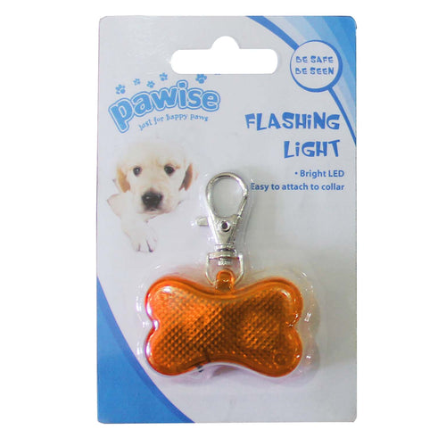 PAWISE Privjesak treptajuca lampica Kost, 4,5x3cm
