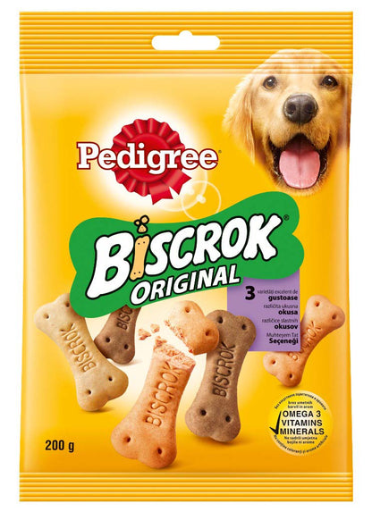 PEDIGREE  Biscrok Original, s piletinom, govedinom i kostanom mozdinom