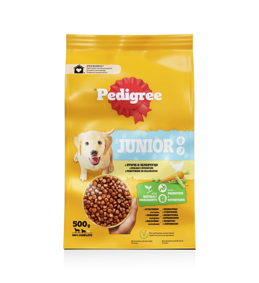 PEDIGREE JUNIOR s peradi i povrcem