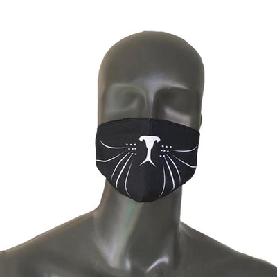 PET CENTAR Maskica za lice Macka, tekstilna, crna