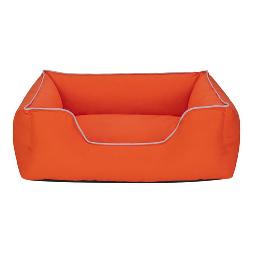 PET COMFORT Krevet Alpha, 100% poliester, vodootporni, narancasta, M - 80x65cm