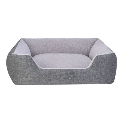 PET COMFORT Krevet Echo, s unutrasnjosti od plisa, siva, L - 105x85cm