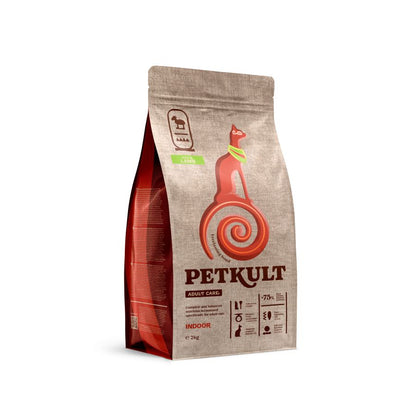 PETKULT Adult Care Indoor, s janjetinom, 2kg