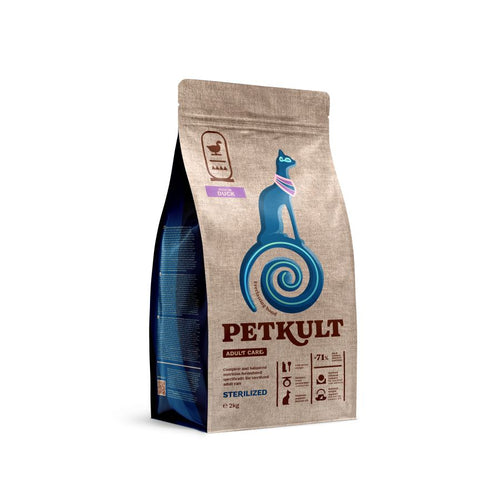 PETKULT Adult Care Sterilized, s pacetinom, 2kg