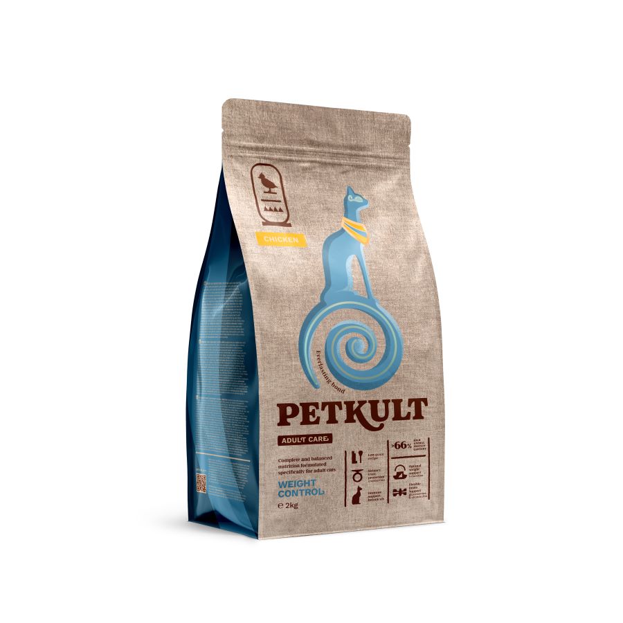 PETKULT Adult Care Weight Control, piletina, 2kg