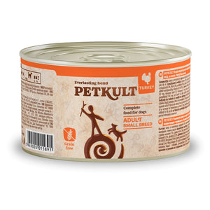 PETKULT Konzerva Mini, s puretinom, bez zitarica, za pse malih pasmina, 185g