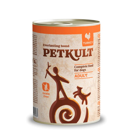 PETKULT Konzerva za pse, s puretinom, bez zitarica