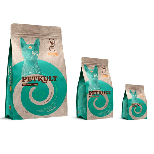 PETKULT Probiotic Care Exigent, bogato svjezom puretinom, bez zitarica