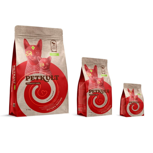 PETKULT Probiotic Care KITTEN&MOTHER, sa svjezom janjetinom