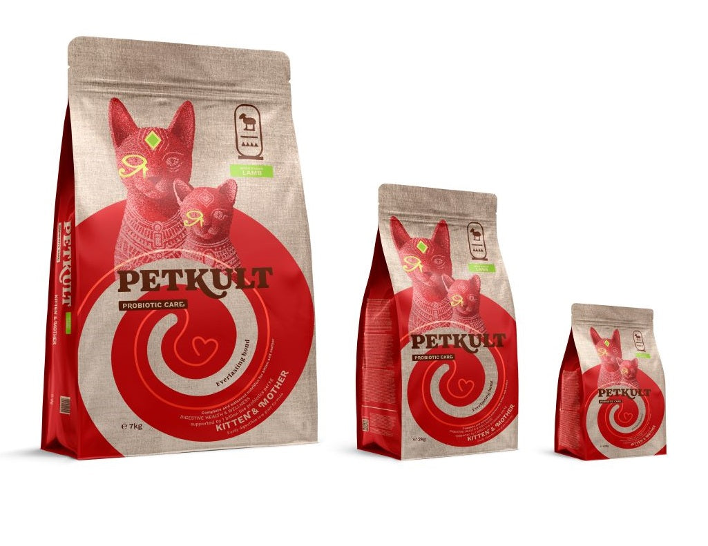 PETKULT Probiotic Care KITTEN&MOTHER, sa svjezom janjetinom
