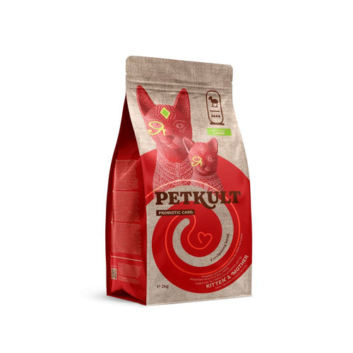 PETKULT Probiotic Care KITTEN&MOTHER, sa svjezom janjetinom, 2kg